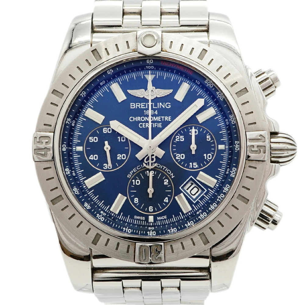 Breitling Chronomat 44 AB0115 Blue Dial Men's Watch